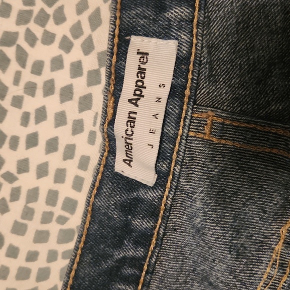 High-waisted denim shorts American Apparel - Picture 3 of 4